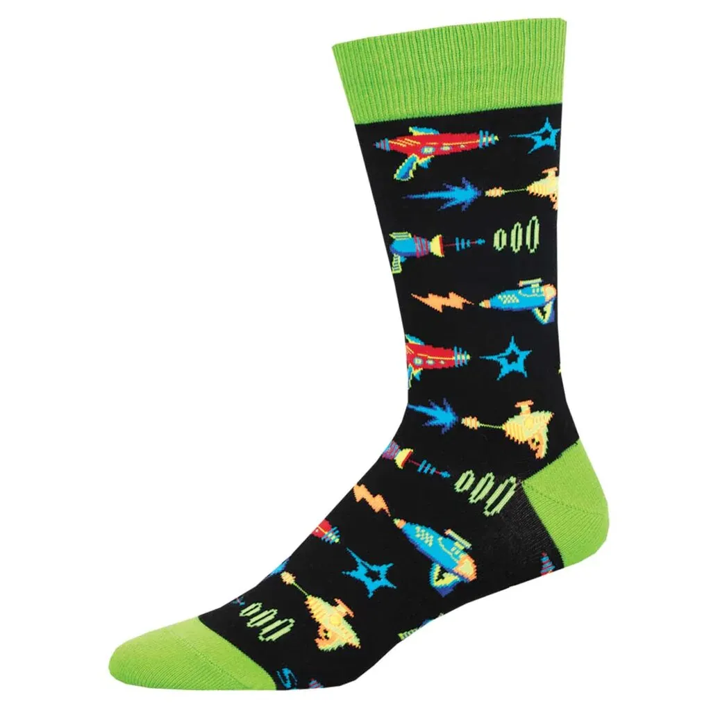 Men's Ray Gun Blasters Crew Socks