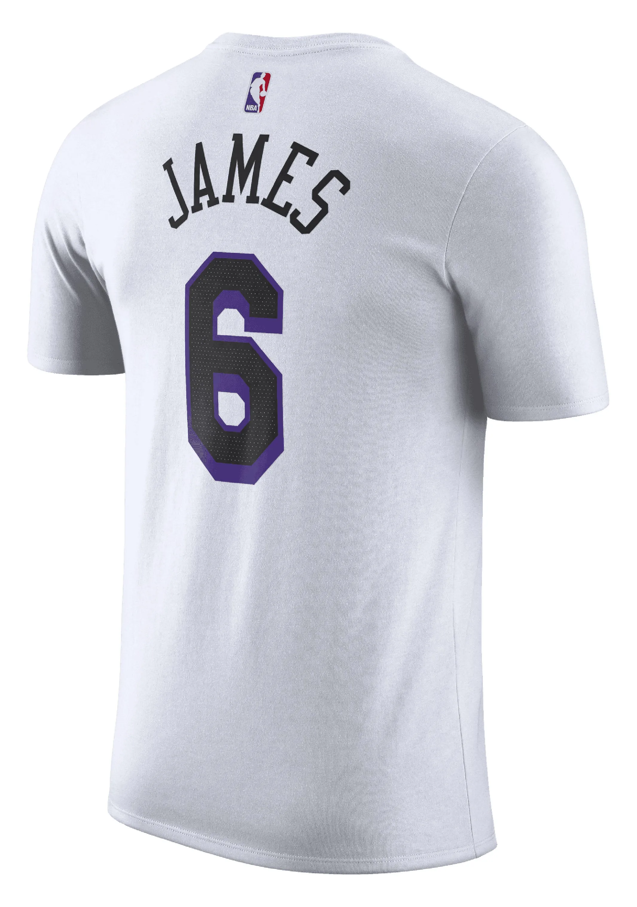 Nike Mens NBA T-Shirt LeBron James Los Angeles Lakers City Edition <br> DV5993 100