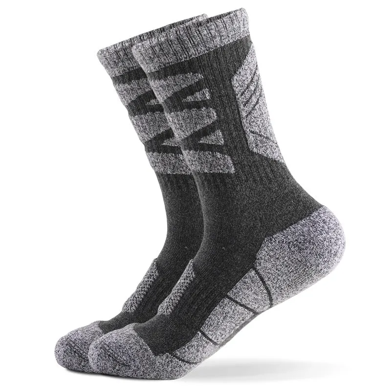 Outdoor Mountaineering Running Hiking Socks Sweat-Absorbent Knee-High Sports Socks