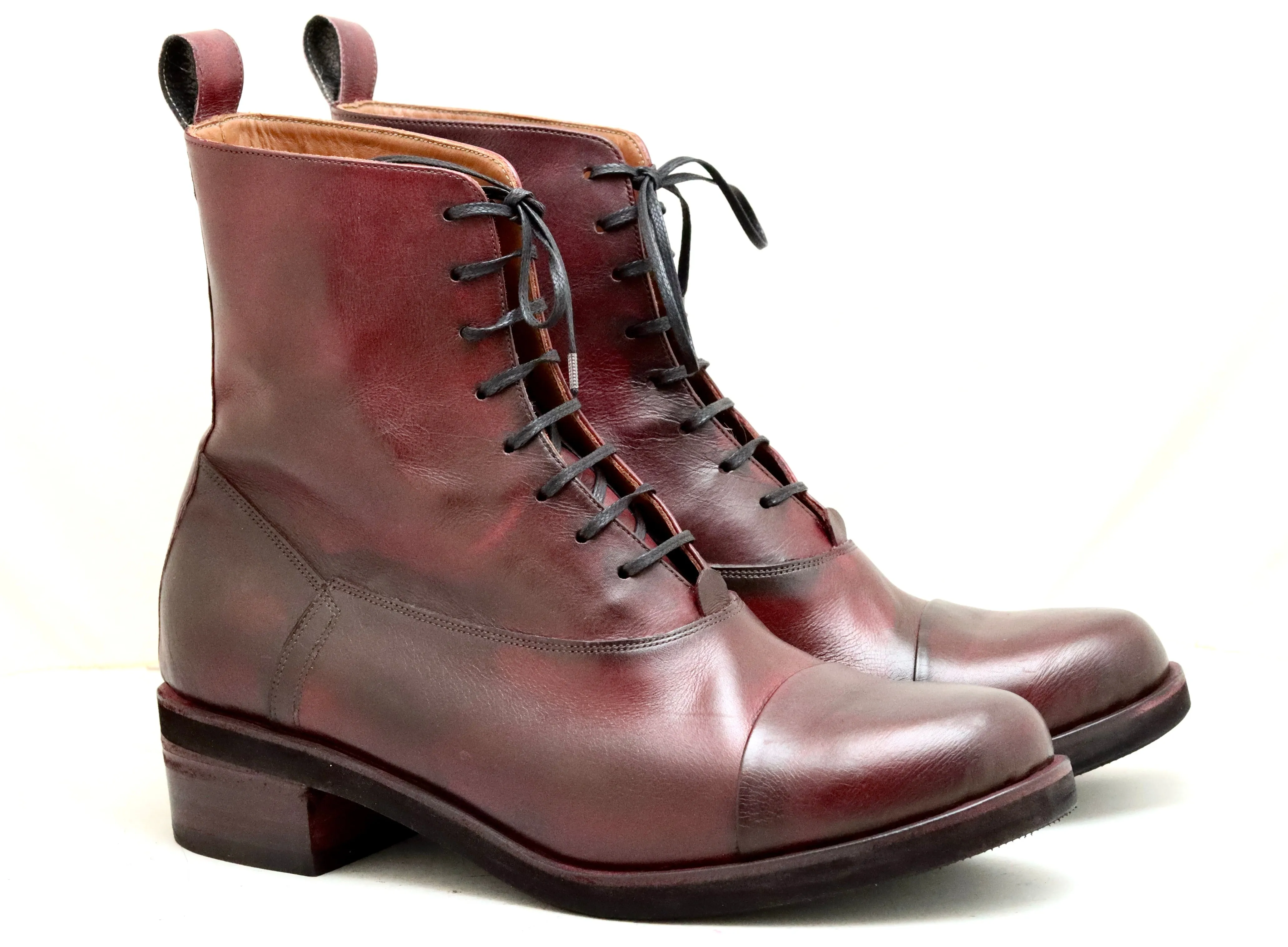 Oxford Boot  |  burgundy  | calf