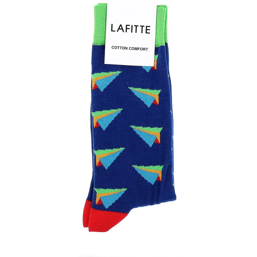 PAPER PLANE SOCKS - ROYAL