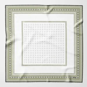 Pois - Silk Pocket Square - Sage