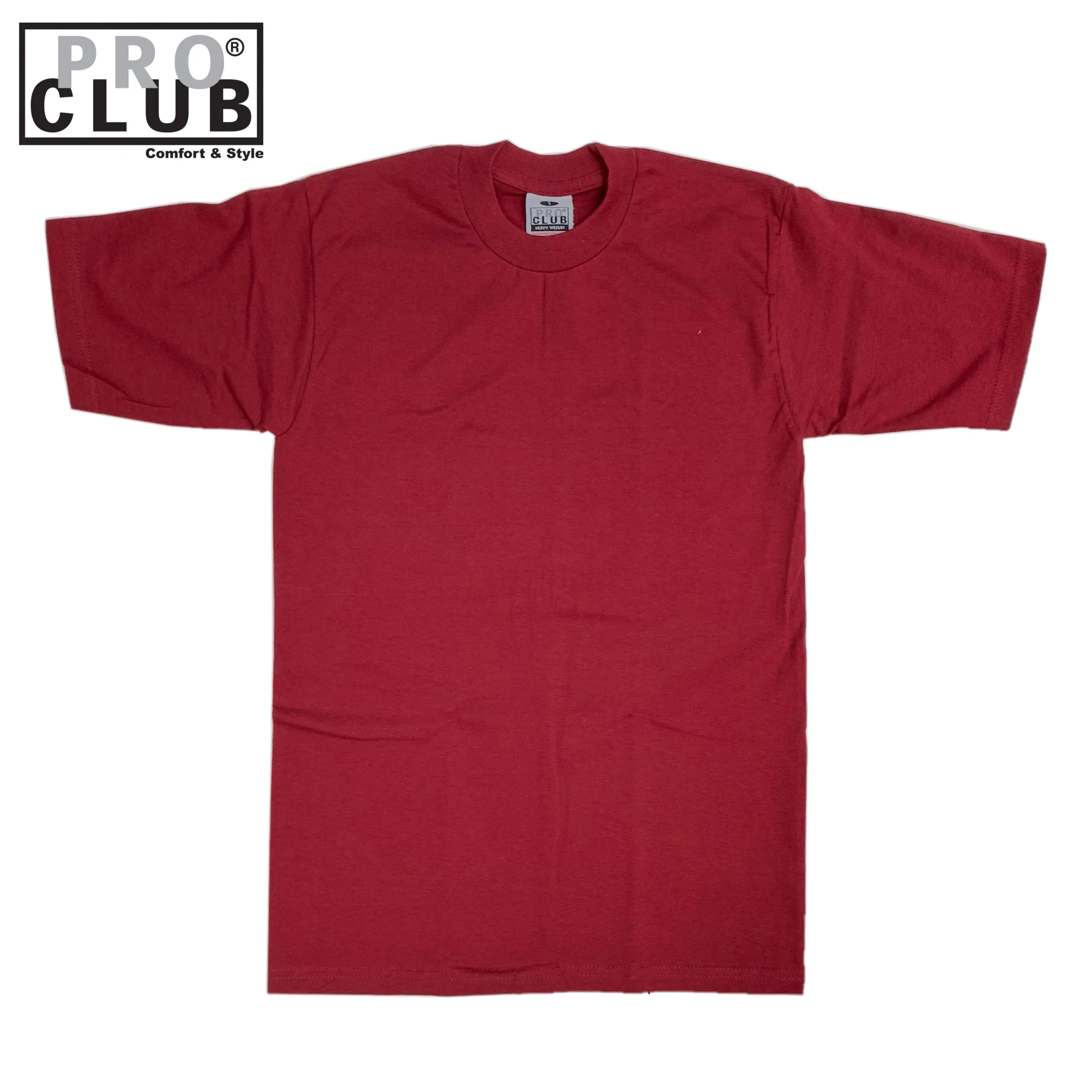 Pro Club Men's Heavyweight Cotton Short Sleeve Crew Neck T-Shirt (More Colors)