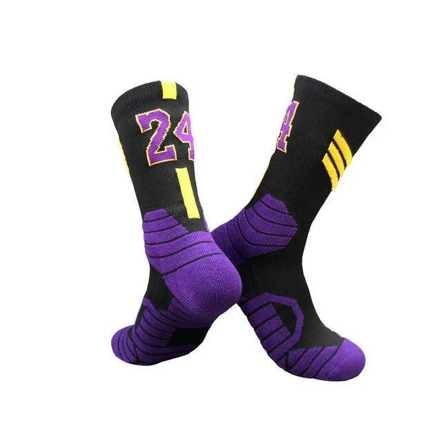 Professional Super Star Basketball Socks Elite Thick Sports Socks Non-slip Durable