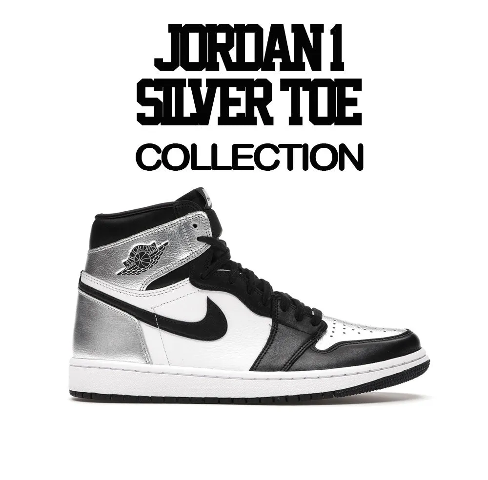 Retro 1 Silver Toe Money Over Love Shirt