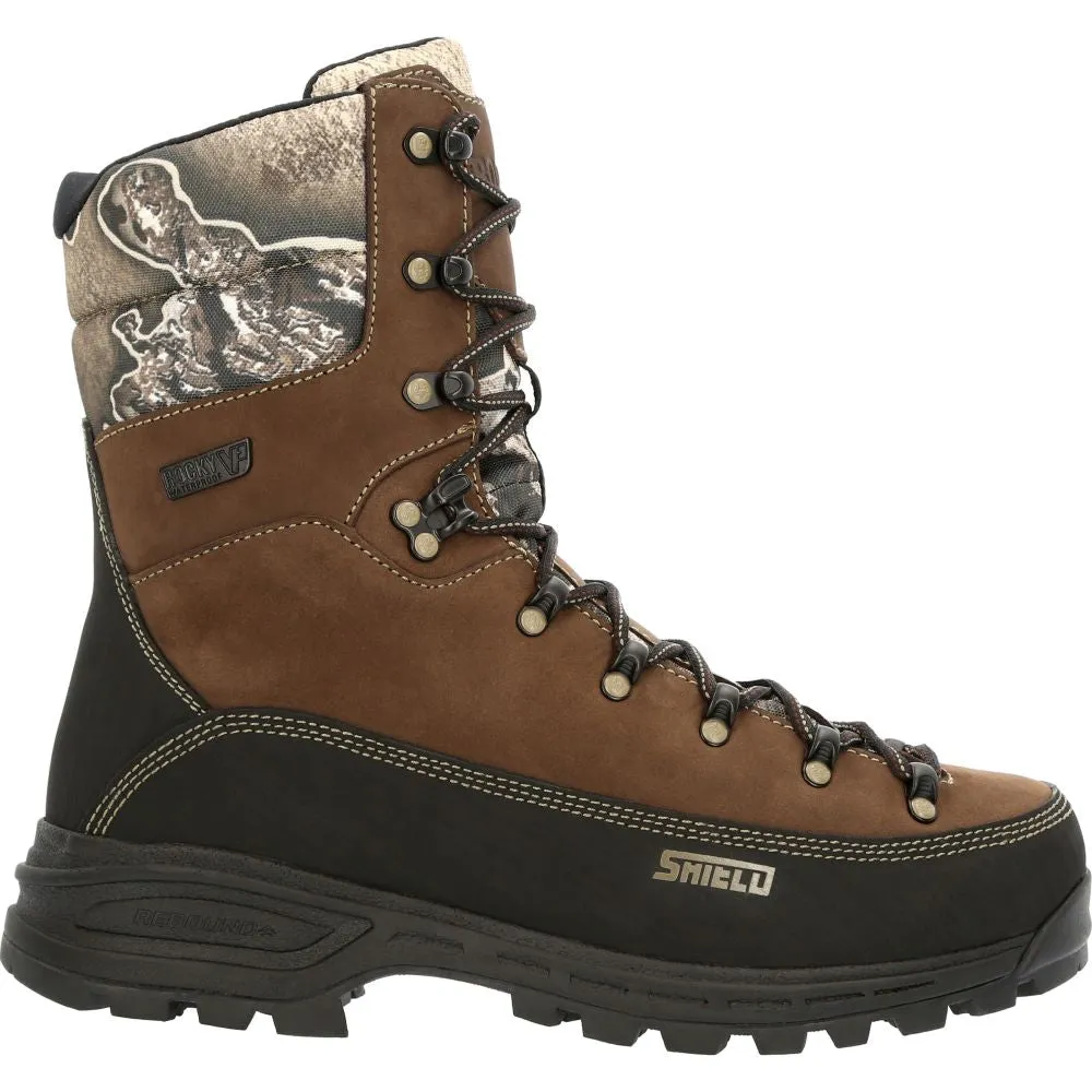 'Rocky' Men's 10" MTN Stalker Pro 800GR WP Hiker - Brown / Black /Realtree 