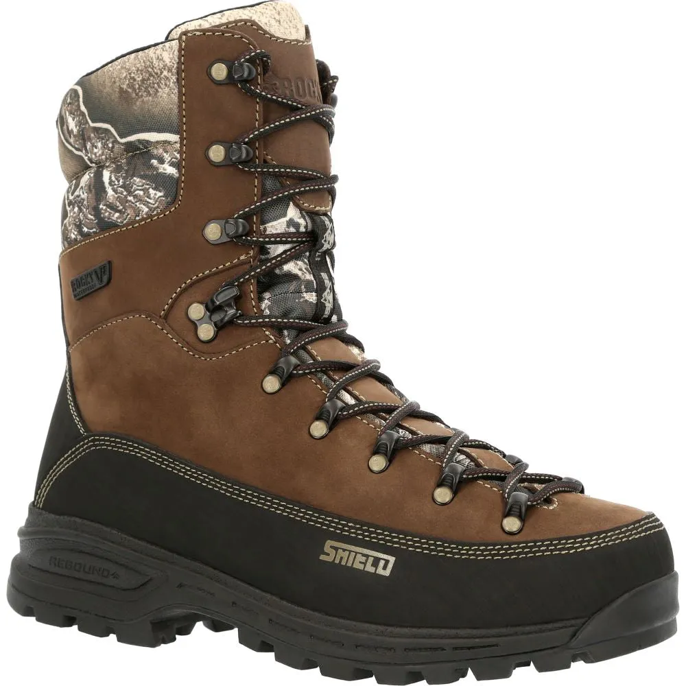 'Rocky' Men's 10" MTN Stalker Pro 800GR WP Hiker - Brown / Black /Realtree 