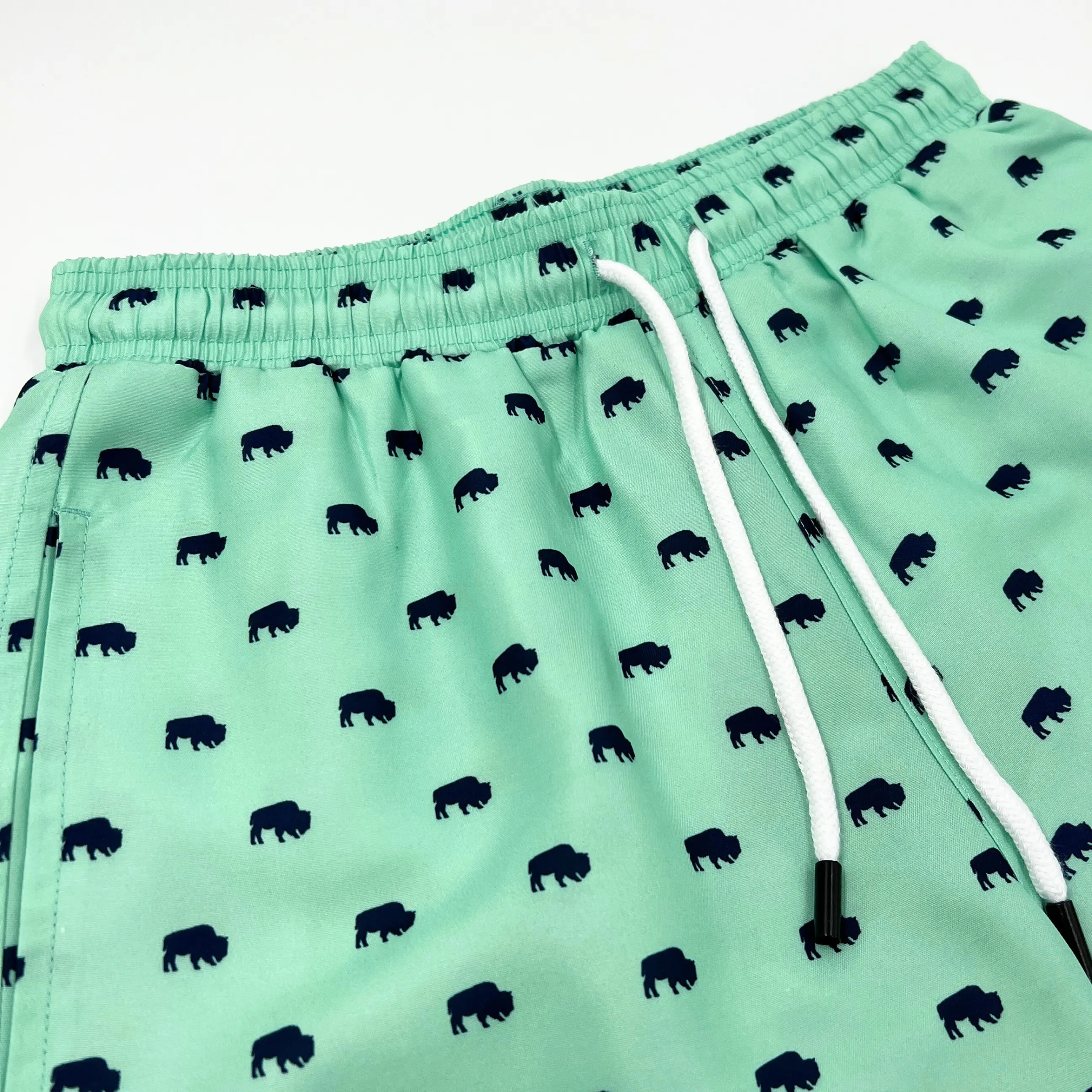 Seafoam BFLO Men's Swim Trunks