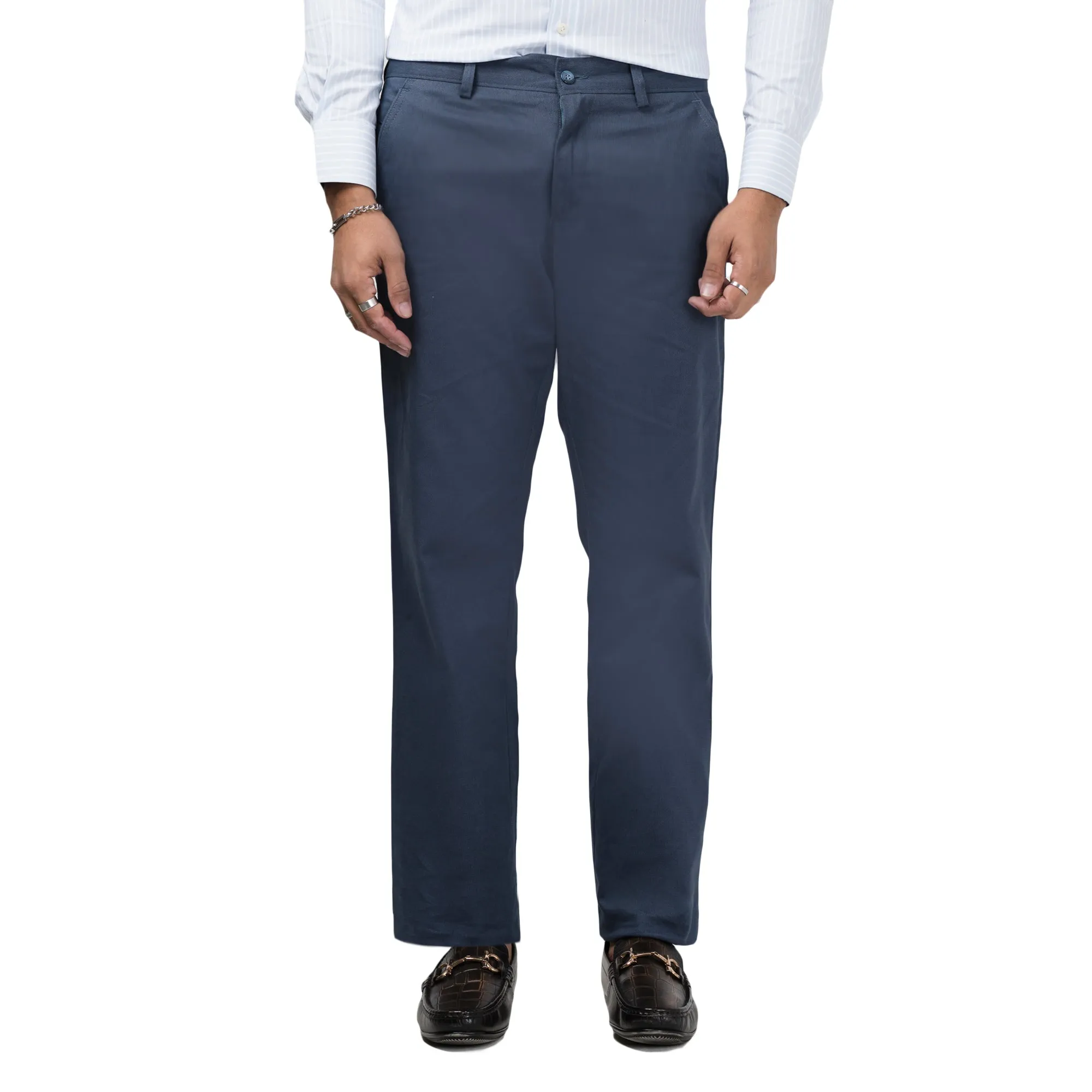 Slim Fit Navy Chinos