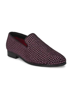 StarGaze Plum Slip-ons