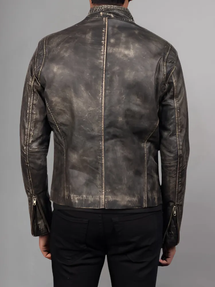 STRIVEN MENS LEATHER JACKET