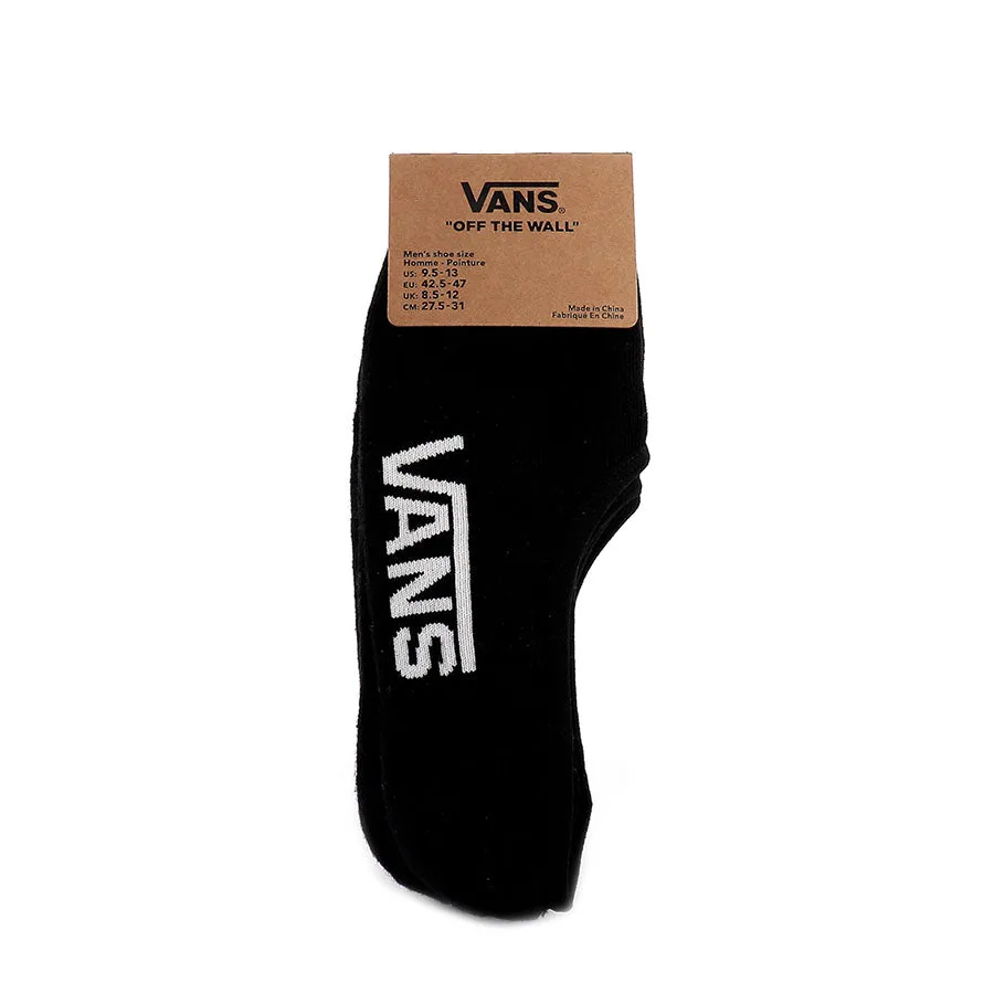 SUPER NO SHOW 3PACK SOCKS- BLACK