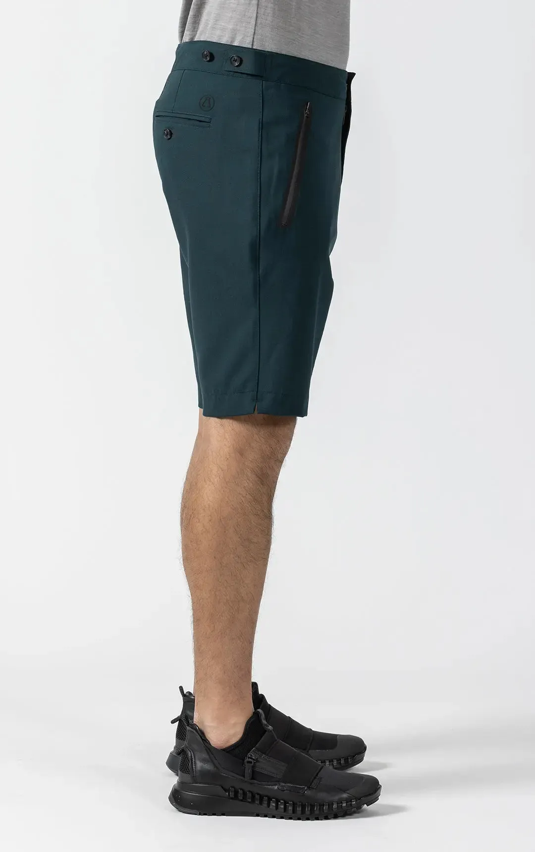 TAILORED SUMMER WOOL BLEND SHORT - CLEARANCE