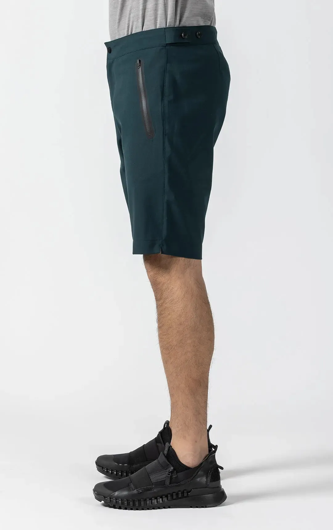 TAILORED SUMMER WOOL BLEND SHORT - CLEARANCE