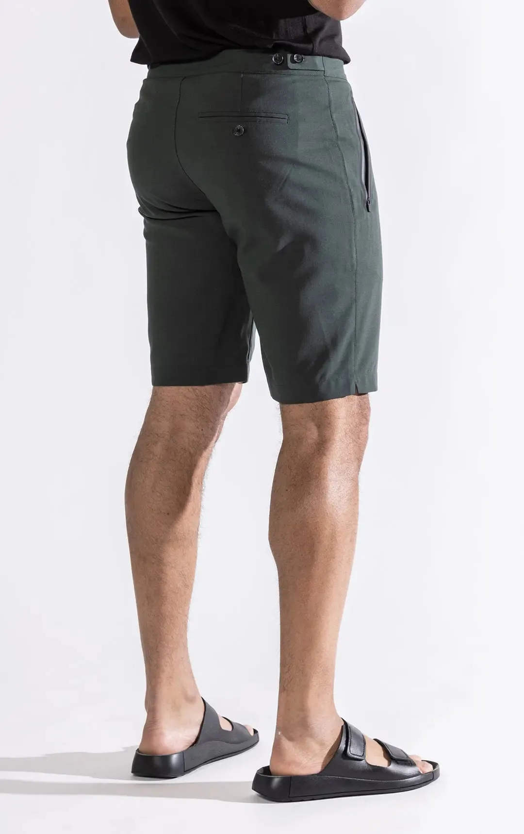 TAILORED SUMMER WOOL BLEND SHORT - CLEARANCE