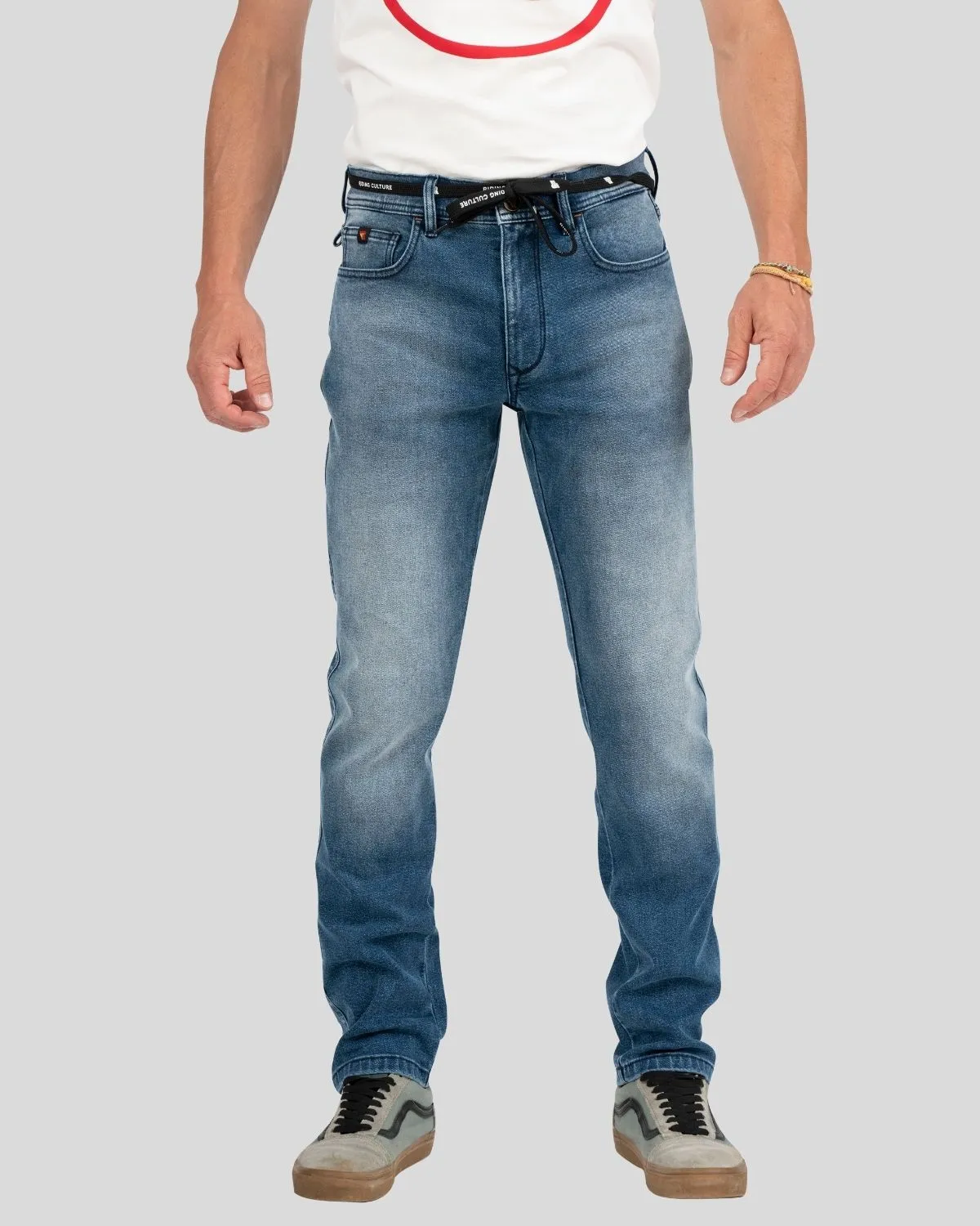 Tapered Slim Men Light Blue