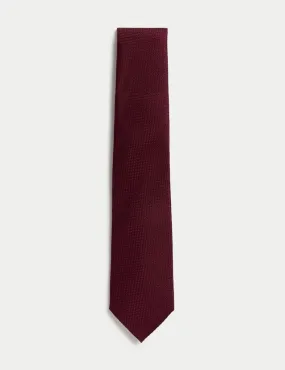 Textured Pure Silk Tie