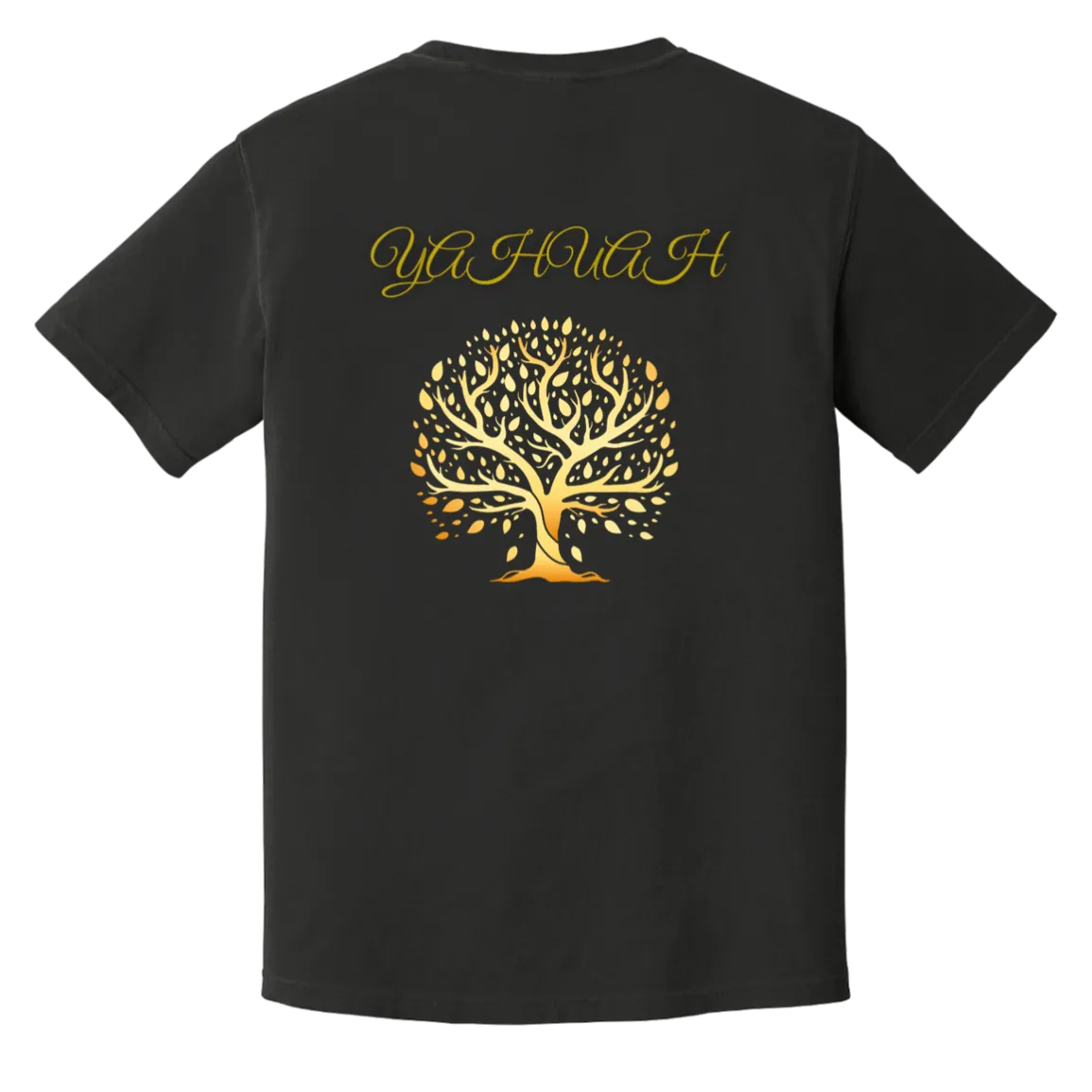 Yahuah-Tree of Life 01 Men's Designer Heavyweight Garment Dyed T-shirt (7 colors)