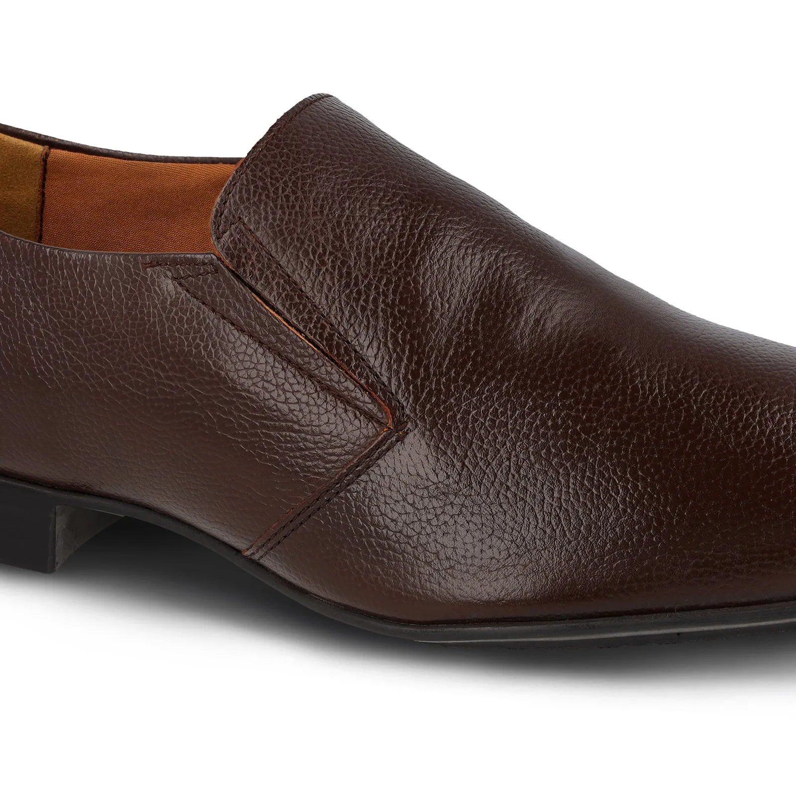 Walkaroo Leather Men formals Shoes - WF6053 Brown